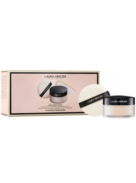 Набор Indulgent Icons Translucent Loose Setting Powder + Puff  "Laura Mercier"