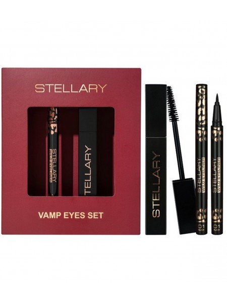 Подарочный набор тушь False Lashes + фетровая подводка для глаз "Stellary"