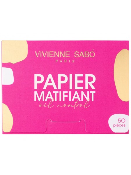 Салфетки для лица Papier Matifiant матирующие 50 шт "Vivienne Sabo"