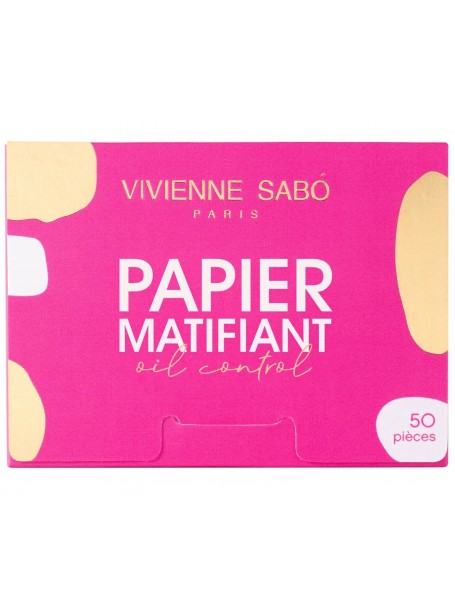 Салфетки для лица Papier Matifiant матирующие 50 шт "Vivienne Sabo"