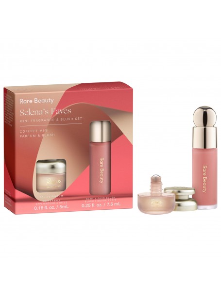 Набор мини-парфюма с румянами: 5 мл аромата и 7,5 мл карманных румян Rare Beauty by Selena Gomez