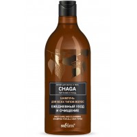 Шампунь CHAGA для всех типов волос Ежедневный уход и очищение 750мл "Bielita"