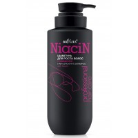 Шампунь для роста волос с ниацином 500мл "Bielita"