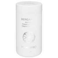 Салфетки  BW1 с маслом бергамота для экспресс-очищения и дезинфекции макияжных кистей, 100 шт