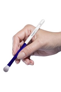 Маленькая плоская многофункциональная кисть К58 для теней, растушевки карандаша, консилеров "ManlyPro"