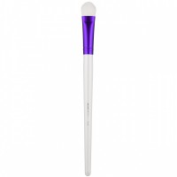 Небольшая веерная пушистая кисть К104 для пудры, хайлайтера, румян "ManlyPro"