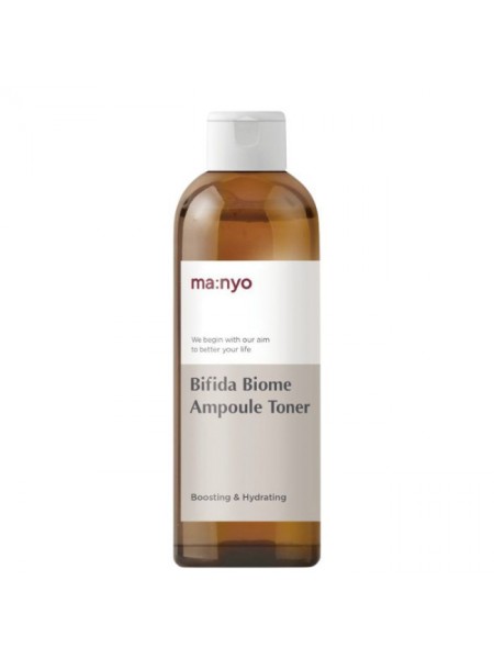 Тоник для защиты и восстановления кожи  Bifida Biome Ampoule Toner (210 ml) "Manyo"