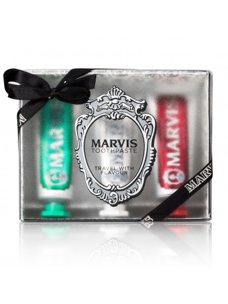 Подарочный набор Marvis 3x25мл (Classic Strong Mint , Whitening Mint, Cinnamon Mint) " Marvis"