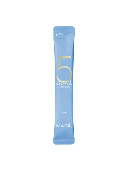 Шампунь для объема волос с пробиотиками 1 ШТ 5 Probiotics Perpect Volume Shampoo, 8 мл "Masil"