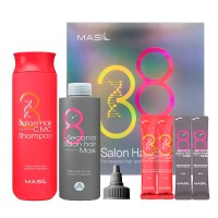 Набор для восстановления волос с кератином и коллагеном  Salon Hair Set "Masil"