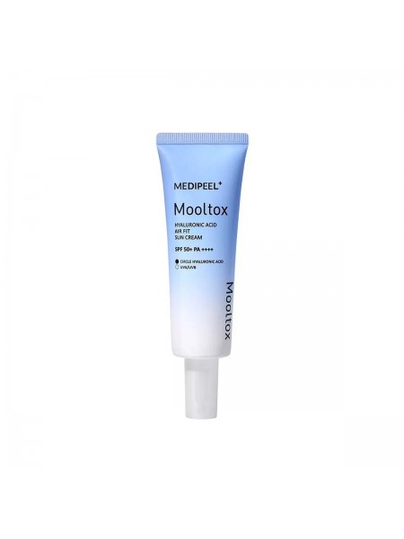 Увлажняющий солнцезащитный крем для лица Hyaluronic Acid Mooltox Air Fit Sun Cream 50ml "MEDI-PEEL"