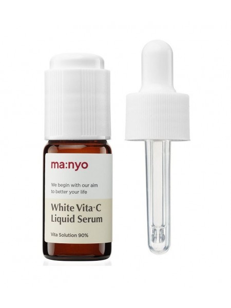 Осветляющая сыворотка с витамином С 10% White Vita·C Liquid Serum "Manyo"