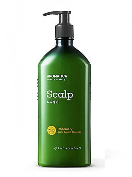 Шампунь для укрепления и эластичности волос с розмарином 400 мл "Aromatica"