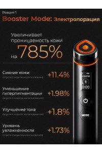 Микротоковый аппарат для лица 6-в-1 AGE-R Booster Pro Pink  "Medicube"