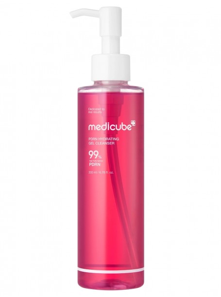 Увлажняющий гель для умывания с ПДРН и LHA-кислотой PDRN Hydrating Gel Cleanser 200 мл "Medicube"