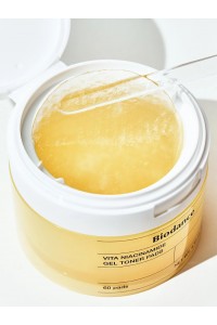 Осветляющие гелевые тонер-пэды с ниацинамидом для сияния кожи Vita Niacinamide Gel Toner Pads 60 шт "Biodance"