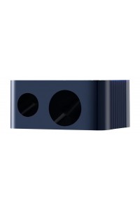 Двойная точилка для косметических карандашей Glam Ammo Double Pencil Sharpener "SHU"