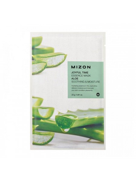  Тканевая маска с эссенцией из натуральных экстрактов 23г Aloe "Mizon"