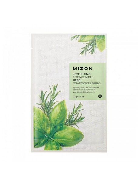  Тканевая маска с эссенцией из натуральных экстрактов 23г Herb "Mizon"