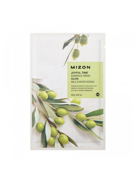  Тканевая маска с эссенцией из натуральных экстрактов 23г Olive "Mizon"