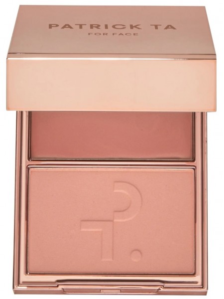 Двойные румяна Major Headlines Double-Take Cream and Powder Blush Duo, Not Too Much "Patrick Ta"