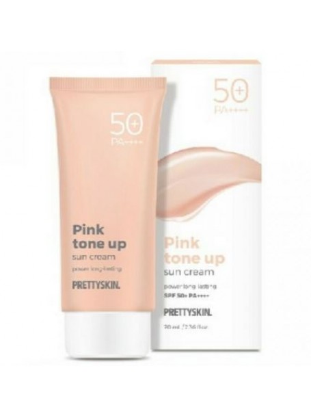 Увлажняющий солнцезащитный крем Pink Tone-Up Sun Cream SPF50+PA++++ "Pretty Skin"