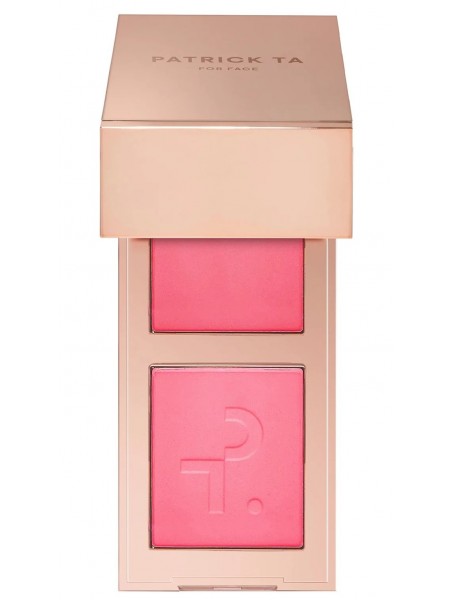 Двойные румяна Mini Major Headlines Double-Take Crème & Powder Blush Duo She’s That Girl"Patrick Ta"