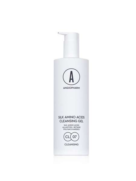 Гель для умывания с аминокислотами  Silk Amino Acid Cleansing Gel, 400 мл"Angiopharm"