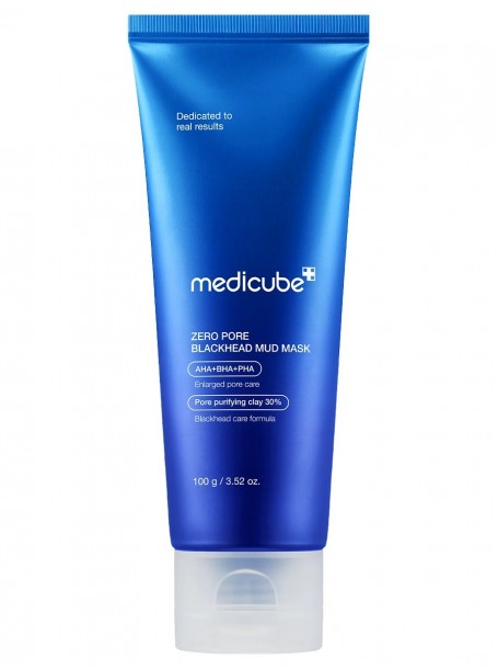 Глиняная маска с комплексом кислот для глубокого очищения пор Zero Pore Blackhead Mud Mask 100 гр "Medicube"