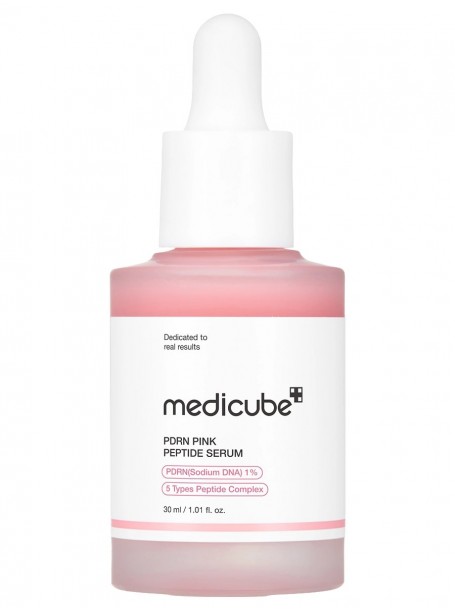 Укрепляющая сыворотка с ПДРН и пептидами PDRN Pink Peptide Serum 30 мл "Medicube"