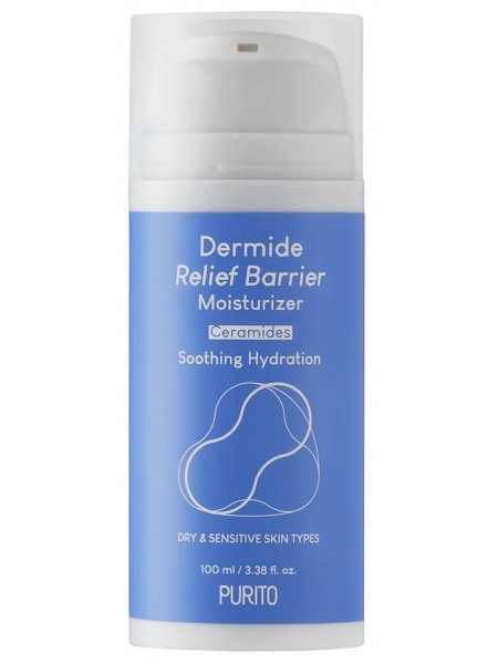 Восстанавливающий крем с церамидами Dermide Relief Barrier Moisturizer "Purito"