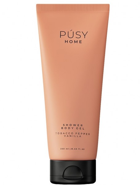 Гель для душа  HOME SHOWER BODY GEL TOBACCO-PEPPER-VANILLA 230 мл "PUSY"