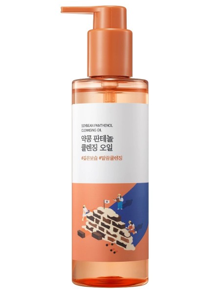Гидрофильное масло с чёрной соей и пантенолом Round Lab Soybean Panthenol Cleansing Oil "Round Lab"