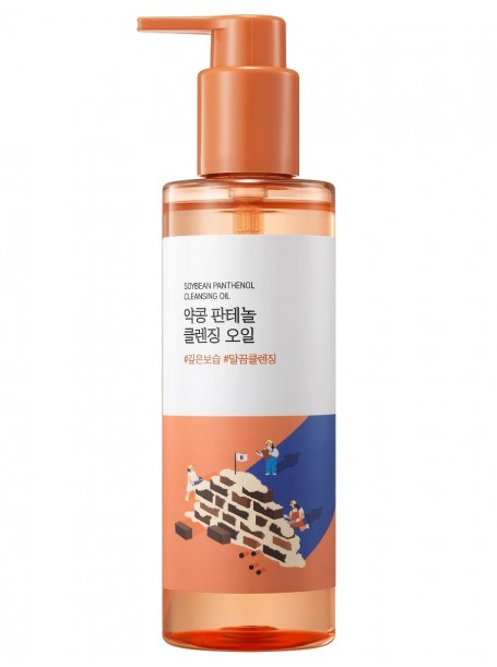 Гидрофильное масло с чёрной соей и пантенолом Round Lab Soybean Panthenol Cleansing Oil "Round Lab"