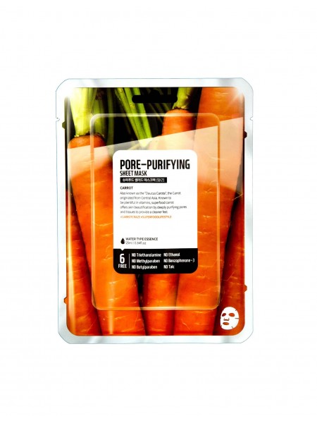 Тканевая маска Pore-Purifying Carrot "Super Food"