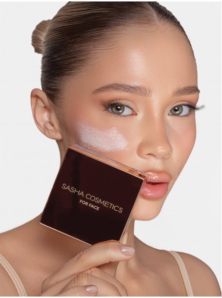 Рассыпчатая пудра с эффектом фотошопа LOOSE SETTING POWDER "Sasha Cosmetics"