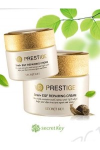Крем Престиж с муцином улитки Prestige Snail + Repairing Cream 50 гр "Secret Key"