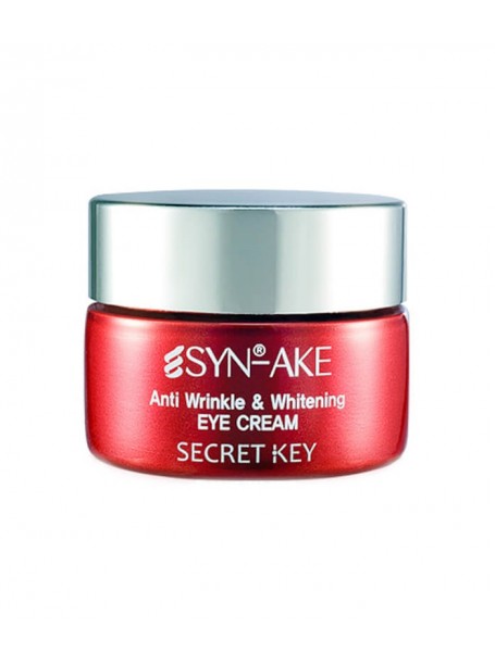 Крем для глаз Syn-Ake Anti Wrinkle & Whitening Eye Cream 15 мл "Secret Key"