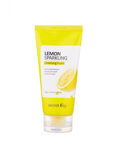 Пенка для умывания Lemon Sparkling Cleansing Foam 120g "Secret Key"