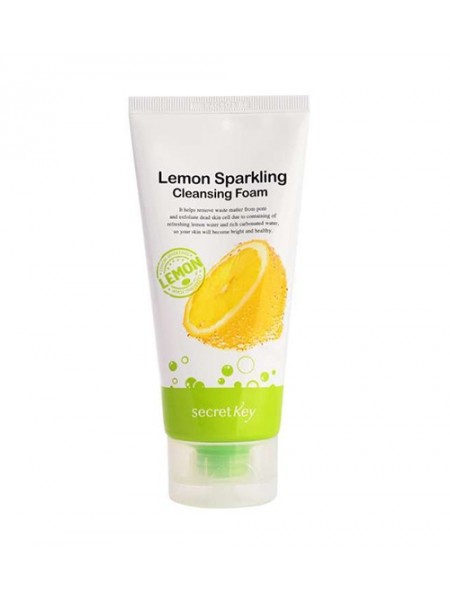 Пенка для умывания с экстрактом лимона Lemon Sparkling Cleansing Foam, 120 г "Secret Key"