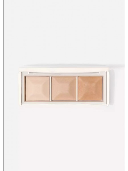 Палетка запеченных продуктов для лица 01 POWDER-LIGHT | BRONZER | POWDER-MEDIUM "Shik"
