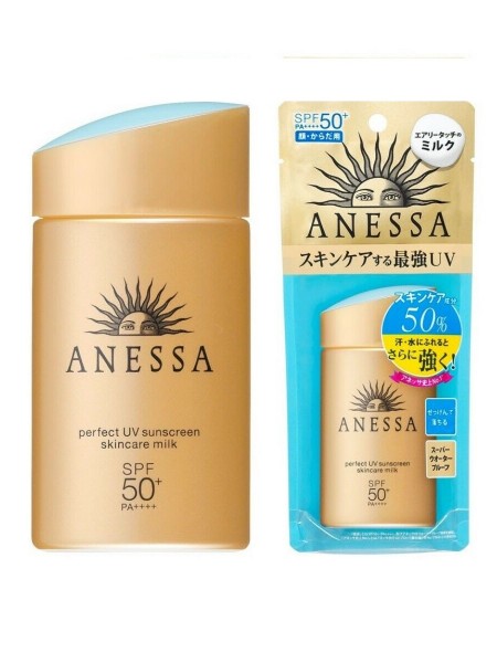 Солнцезащитный крем 90 мл ANESSA Perfect UV Sunscreen SkinCare Milk SPF50+ PA++++ "Shiseido"