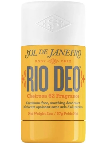 Дезодарант Rio Deo Aluminum-Free Refillable Deodorant Cheirosa Желтый "Sol de Janeiro"