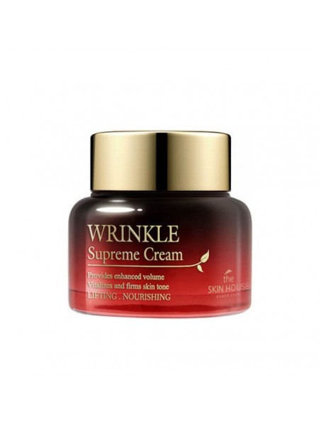 Антивозрастной крем для лица с женьшенем Wrinkle Supreme Cream 50 мл "The Skin House"