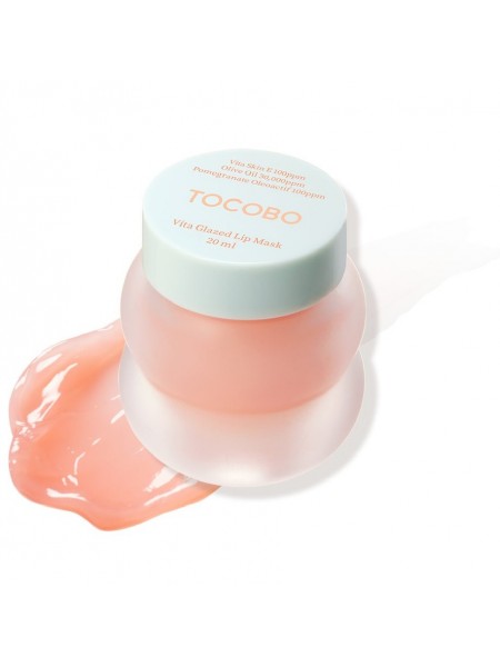 Восстанавливающая глазированная маска для губ Tocobo Vita Glazed Lip Mask 20 мл "Tocobo"