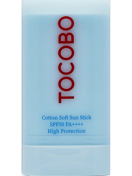 Себорегулирующий солнцезащитный стик для лица Cotton Soft Sun Stick SPF50+ PA++++ "Tocobo"