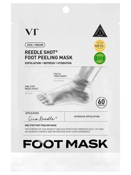 Пилинг-носочки для ног Reedle Shot Foot Peeling Mask 40 мл "VT Cosmetics"