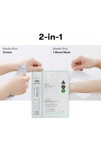 Деликатная двухфазная маска с микроиглами Mild Reedle Shot 50 2 Step Mask, 1,5g+25g "VT Cosmetics" 