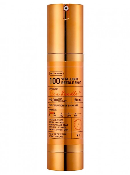 Бустер-сыворотка с микроиглами и витамином C Vita-Light Reedle Shot 100"VT Cosmetics" 
