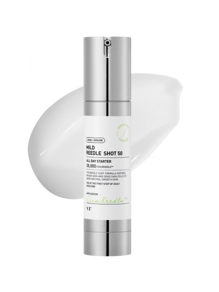 Бустер-сыворотка с микроиглами для ежедневного применения VT Cosmetics Mild Reedle Shot 50 "VT Cosmetics" 